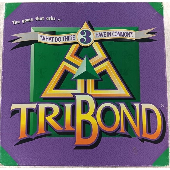 Tri Bond Trivia Board Game What Do These 3 Things Have in Common? by Mattel - Picture 1 of 4